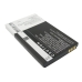 Batteria Cameron Sino CS-CPD230SL, lato avvertenze con codice a barre e contatti
