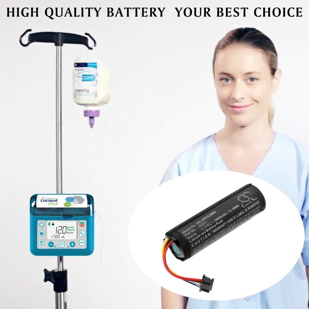 Medical Battery Compat ella feeding pump