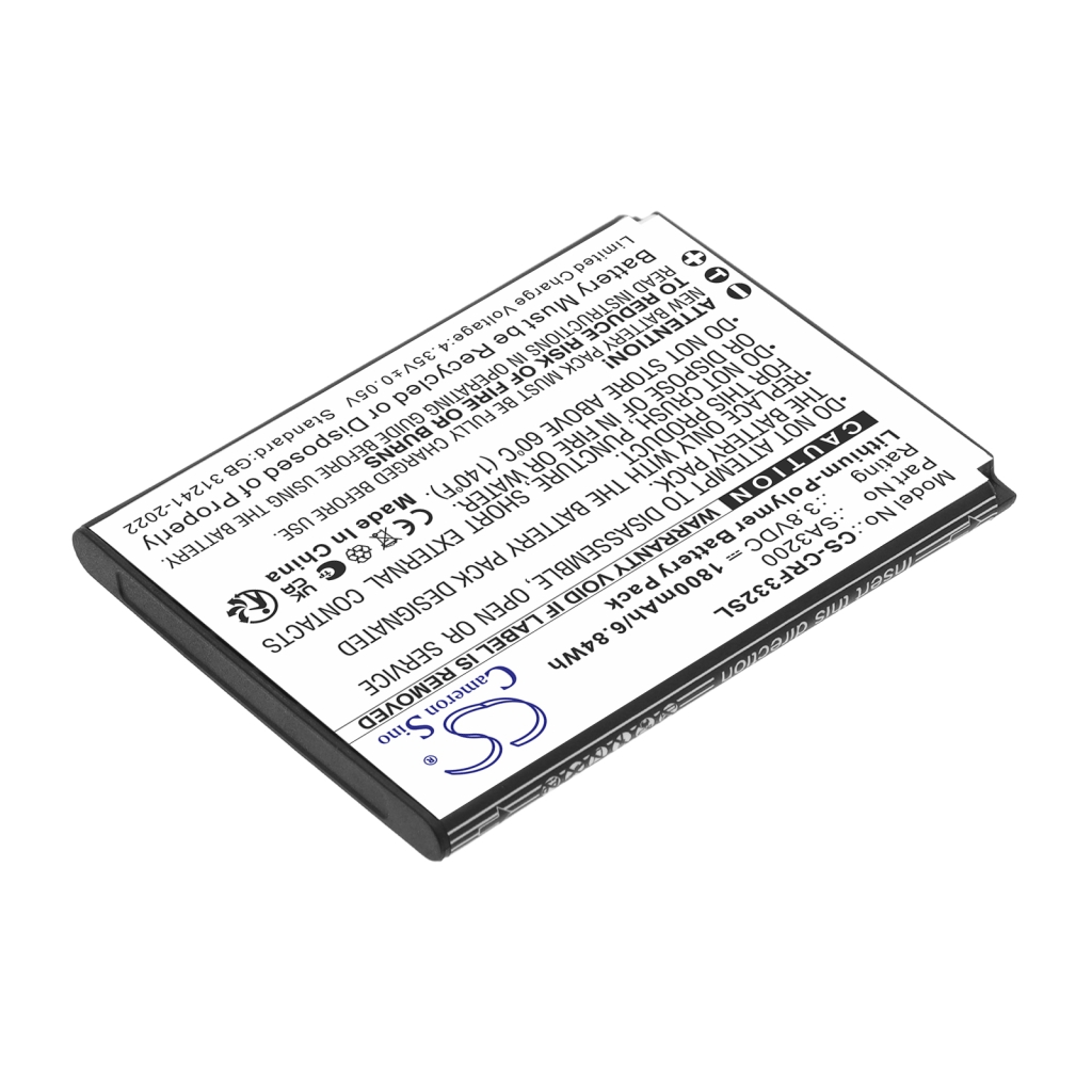 Batterie compatibile con Consumer Cellular Iris Flip CS-CRF332SL