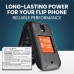 Batterie compatibile con Consumer Cellular Iris Flip CS-CRF332SL