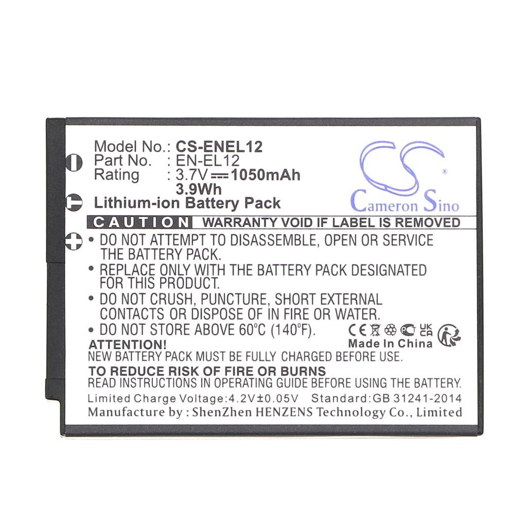Camera Battery Nikon Coolpix S6200