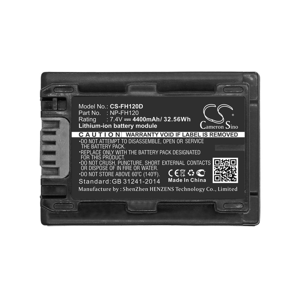Batterie compatibile con Sony CR-HC51E CR-HC51E CS-FH120D