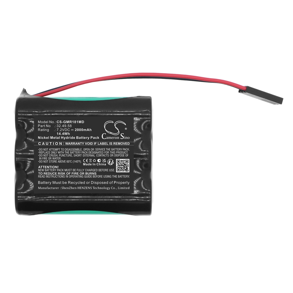Batterie compatibile con GretagMacbeth D182 D182 CS-GMR181MD