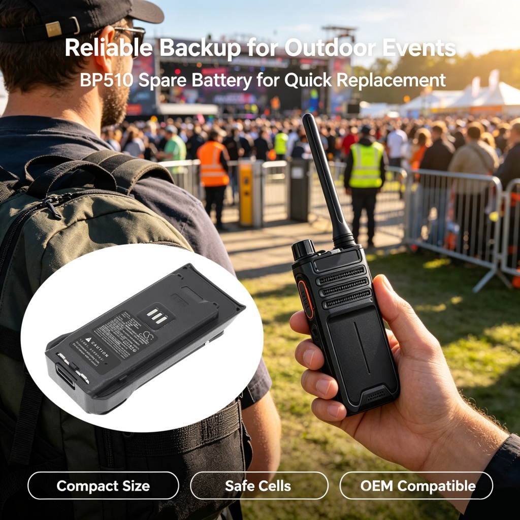 Batterie compatibile con Hytera AP515 AP515 CS-HYP510TC