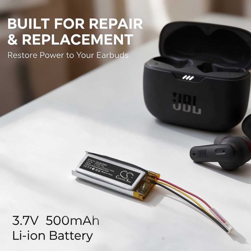 Batterie compatibile con JBL Tune 230NC Charging Case Beam 230NC Charging Case Beam Earbuds charging Case CS-JBT230SL
