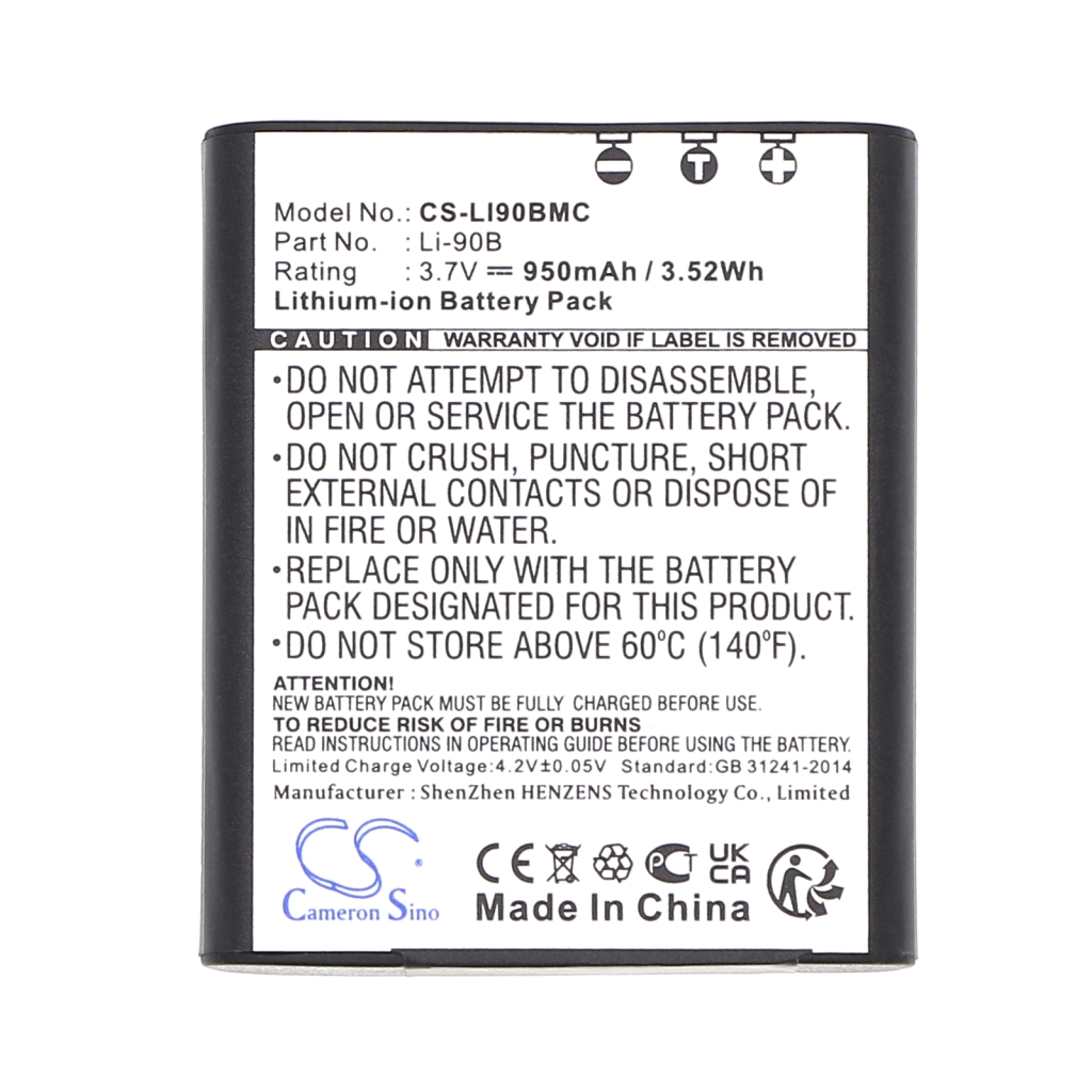 Camera Battery Olympus Tough TG-3