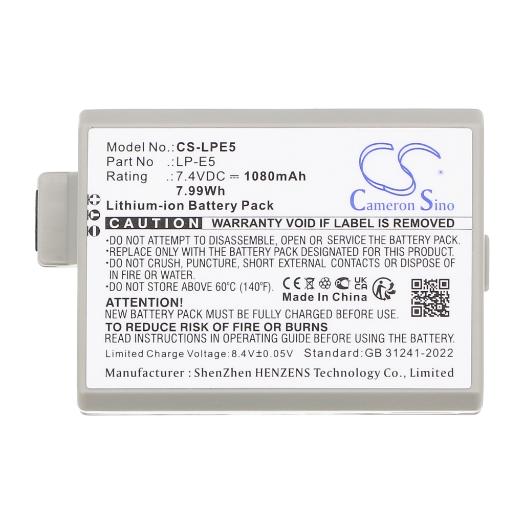 Camera Battery Canon EOS 450D