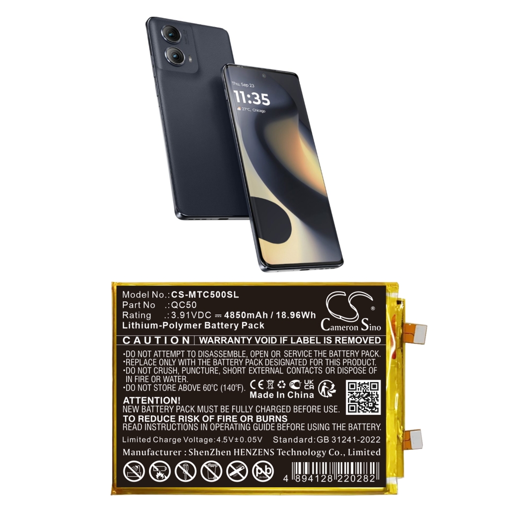 Batteria del telefono cellulare Motorola CS-MTC500SL