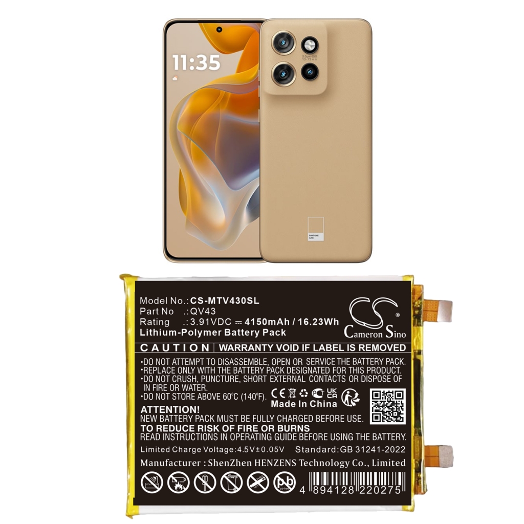 Batteria del telefono cellulare Motorola CS-MTV430SL