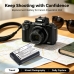 Batterie compatibile con Canon PowerShot G1 X Mark III G5 X G5 X Mark II CS-NB13MU
