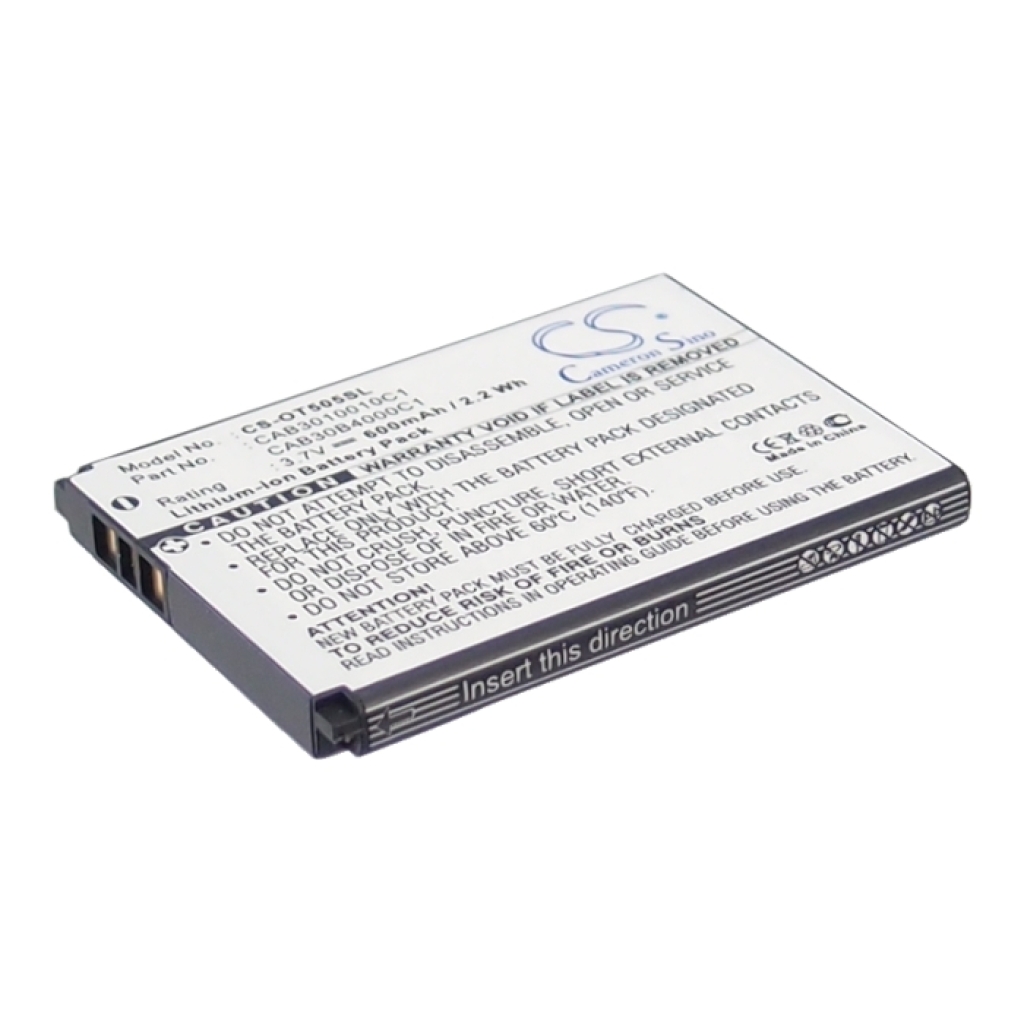 Batteria del telefono cellulare Alcatel One Touch 303A