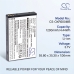 Batterie compatibile con Infant Optics DXR-5 DXR-5 CS-OXR500MB