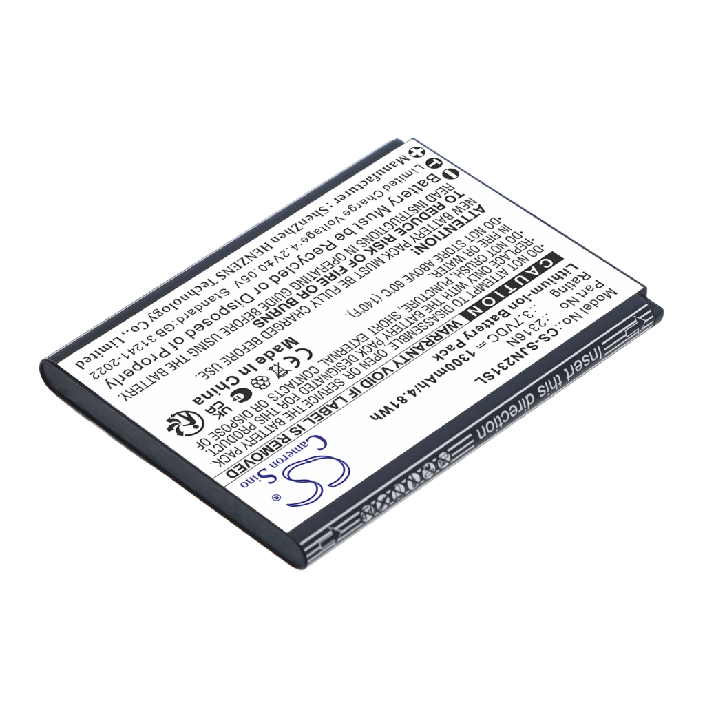 Batterie compatibile con SPC Jasper 2 4G 2316N 2327N CS-SJN231SL