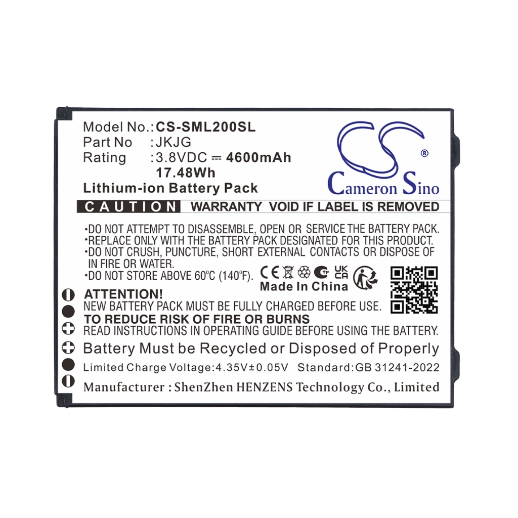 Batterie compatibile con Sunmi L2K L2K CS-SML200SL