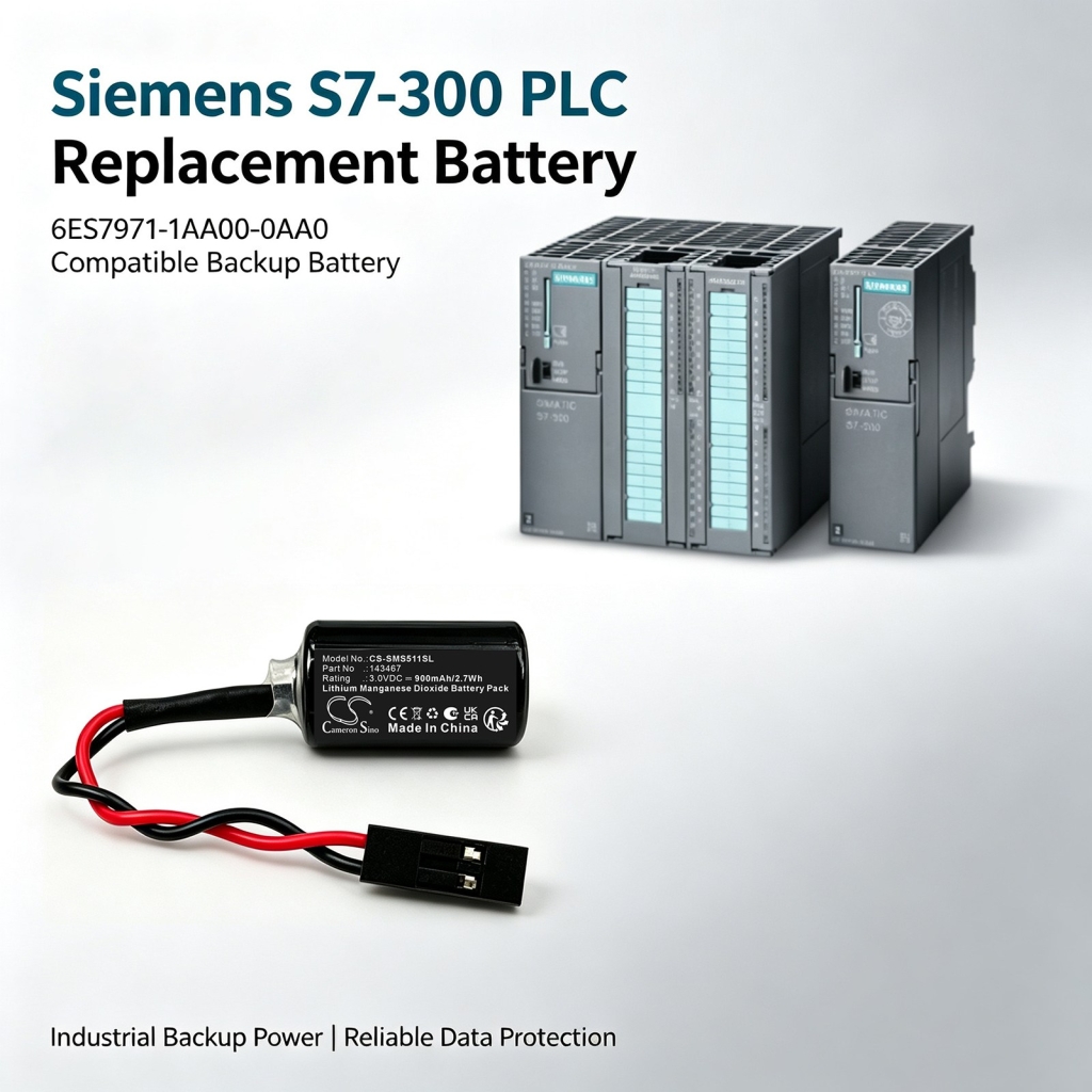 Batterie compatibile con Siemens Simatic S5-100U S5-90U S5-95U CS-SMS511SL