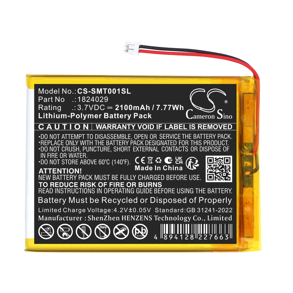 Batterie compatibile con Somfy 1824029 1824029 CS-SMT001SL