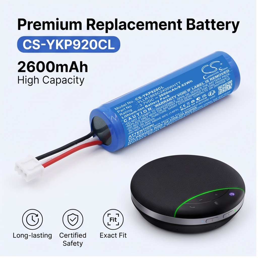 Batterie compatibile con Yealink SP92 SP92 CS-YKP920CL