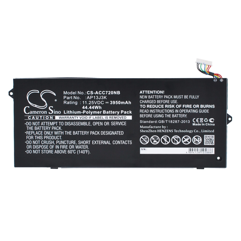 Batteria notebook Acer Chromebook C720P-2661 (CS-ACC720NB)