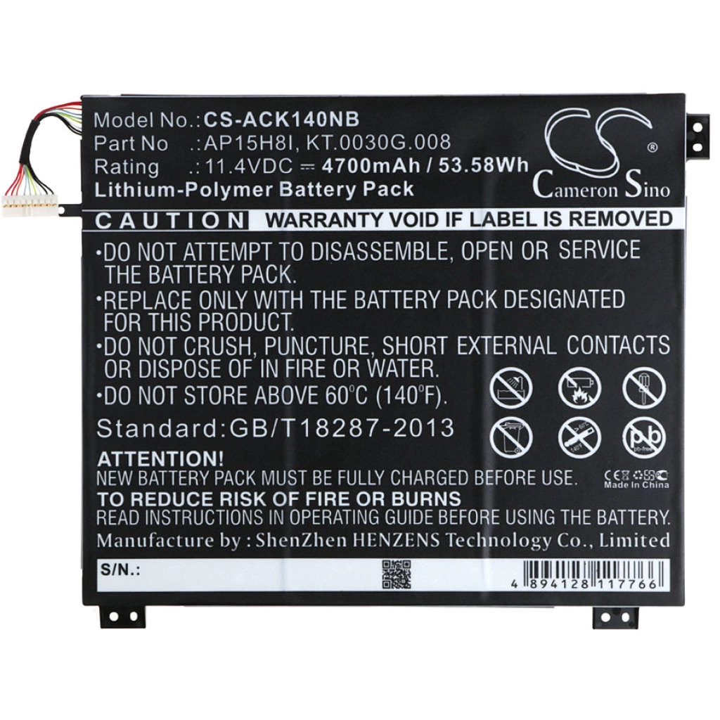 Batteria notebook Acer One Cloudbook 1-431M (CS-ACK140NB)