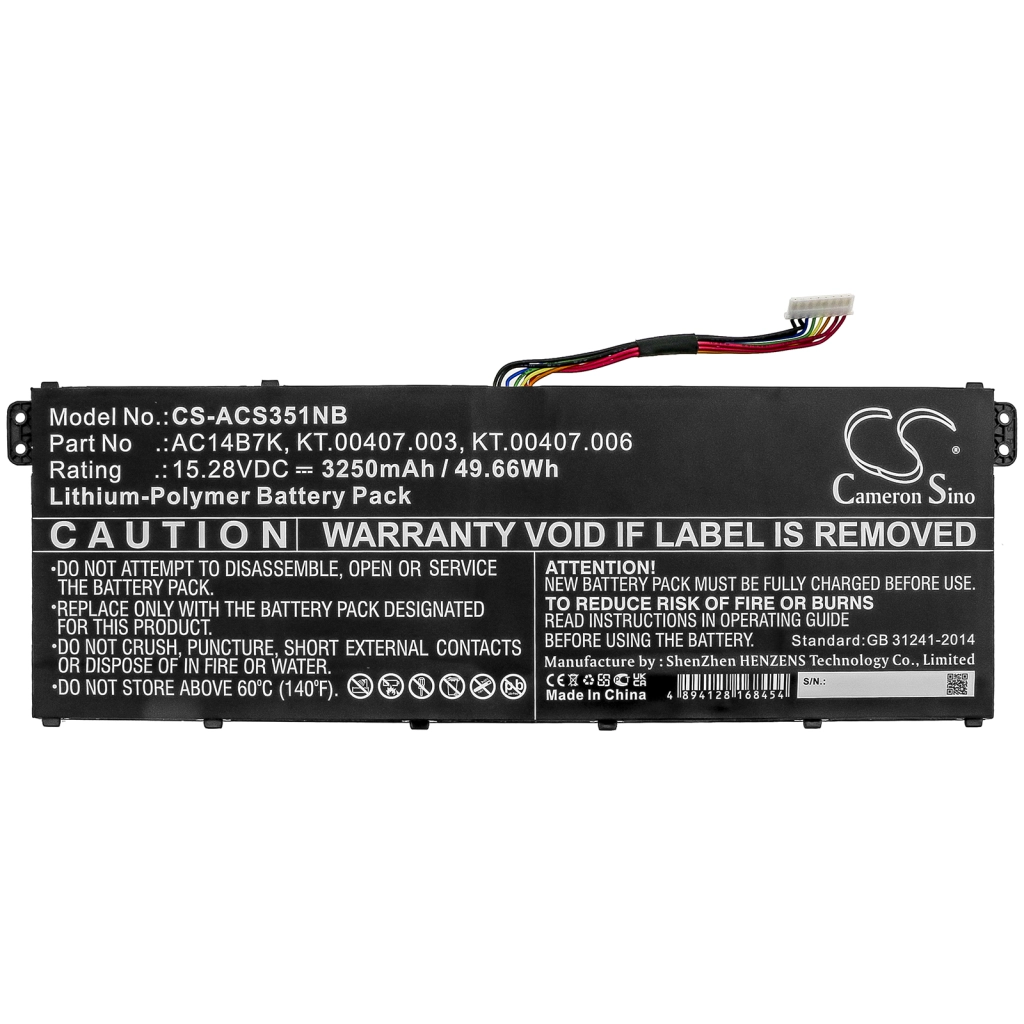 Batteria notebook Acer Swift 3 SF314-56 (CS-ACS351NB)