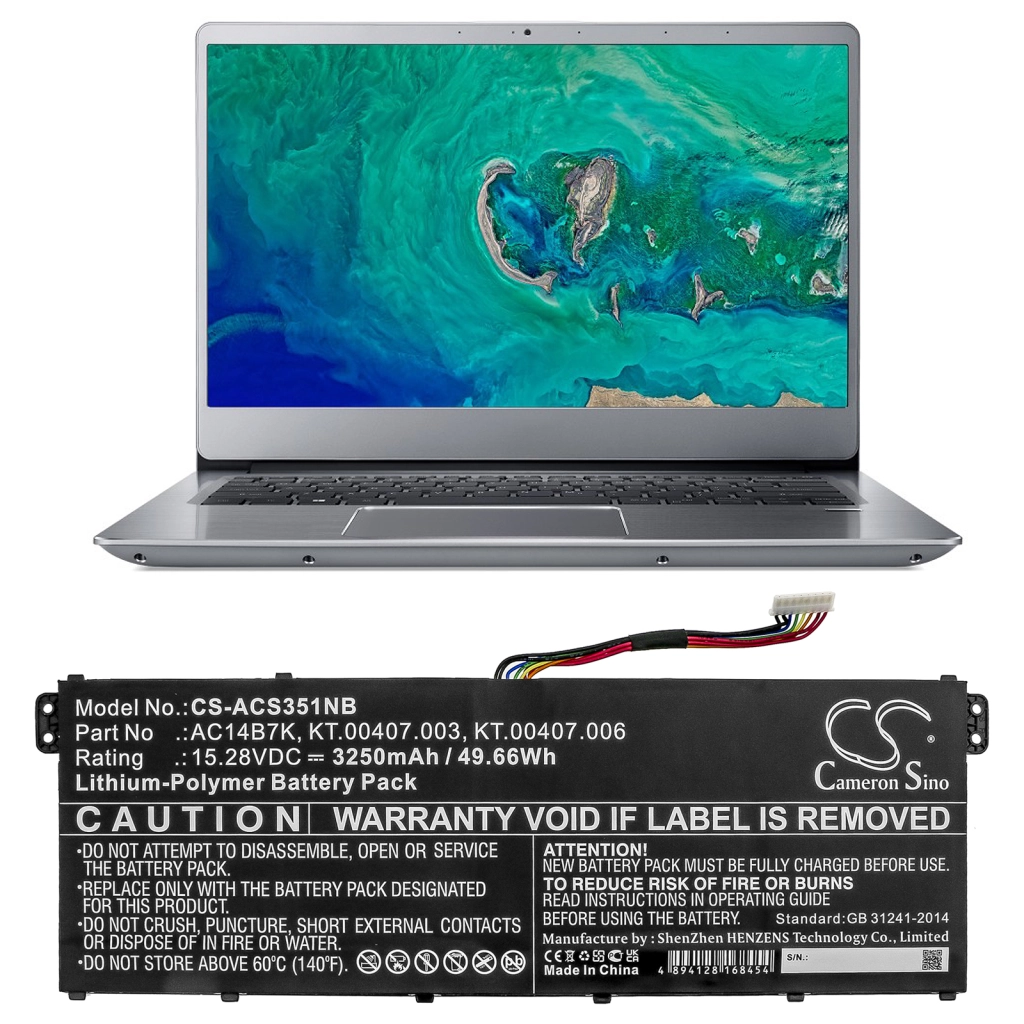 Batteria notebook Acer Swift 3 SF314-56 (CS-ACS351NB)