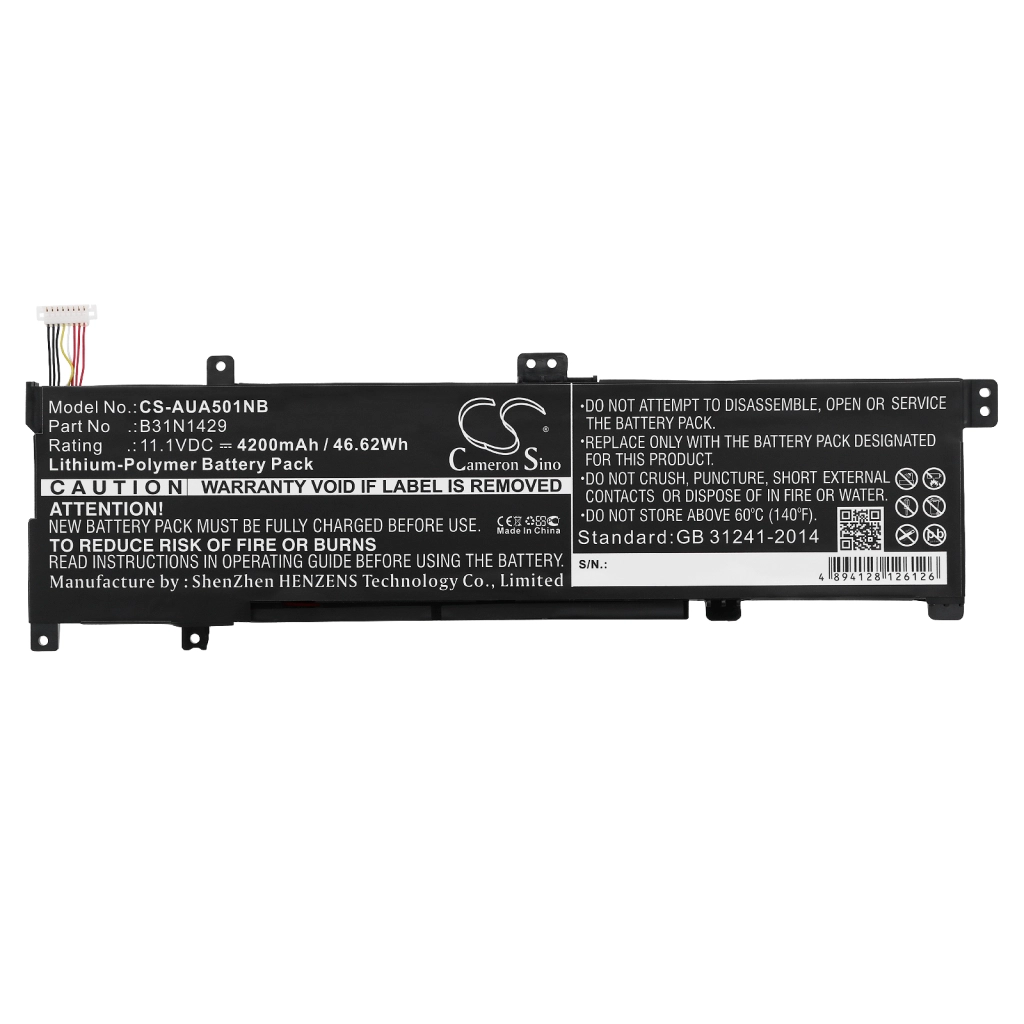 Batteria notebook Asus K501UQ-DM080D (CS-AUA501NB)