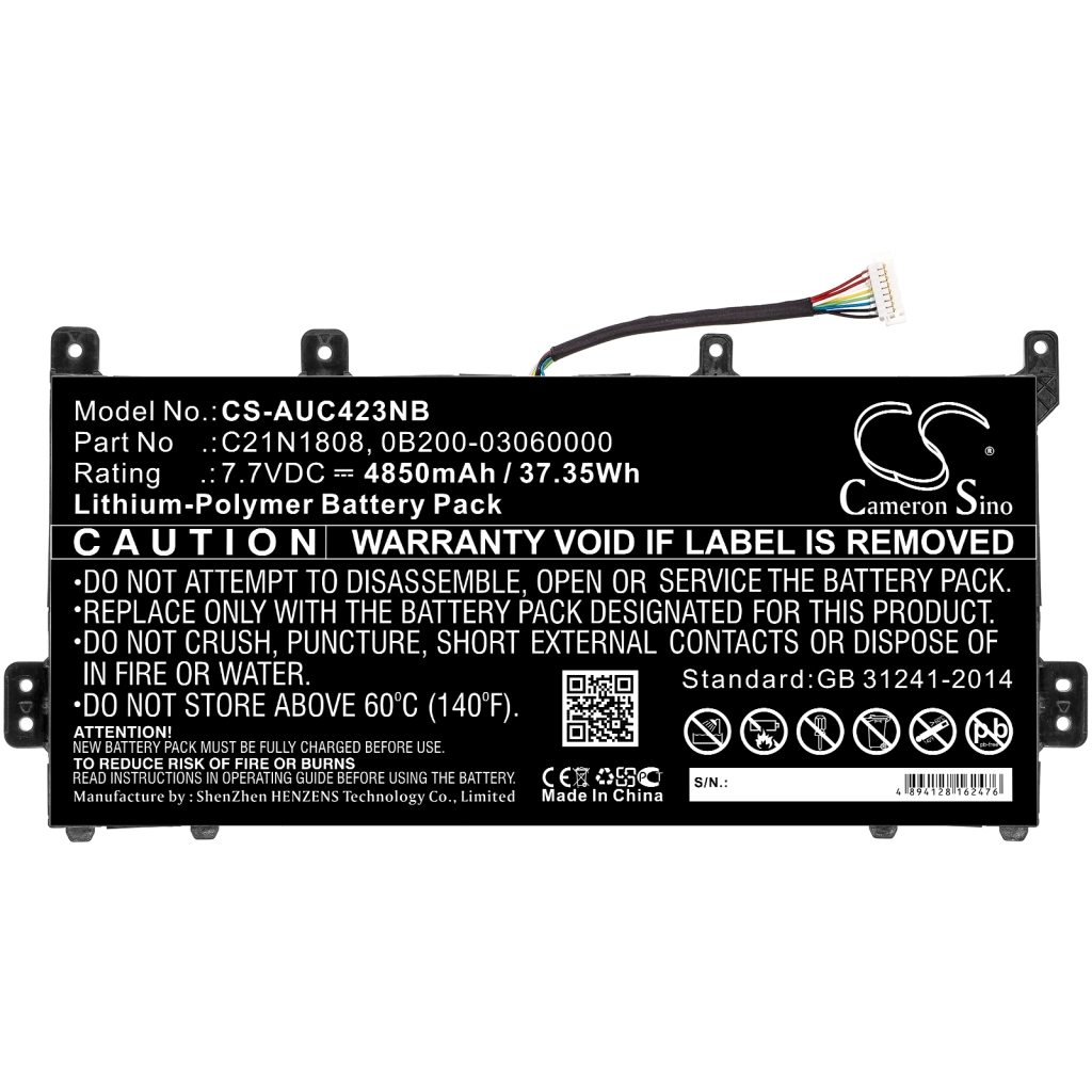 Batteria notebook Asus Chromebook C423NA-EB0020 (CS-AUC423NB)