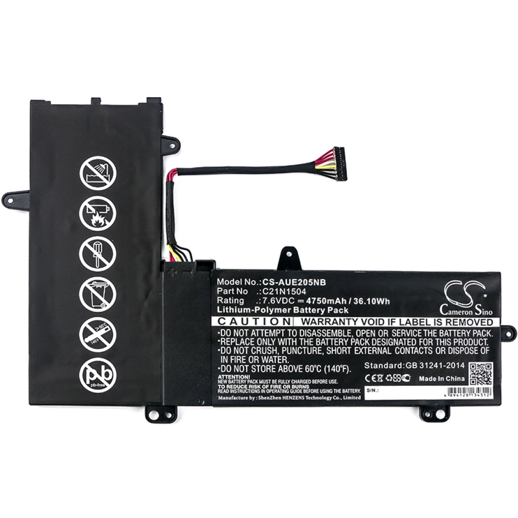 Batteria notebook Asus E205SA-3B (CS-AUE205NB)