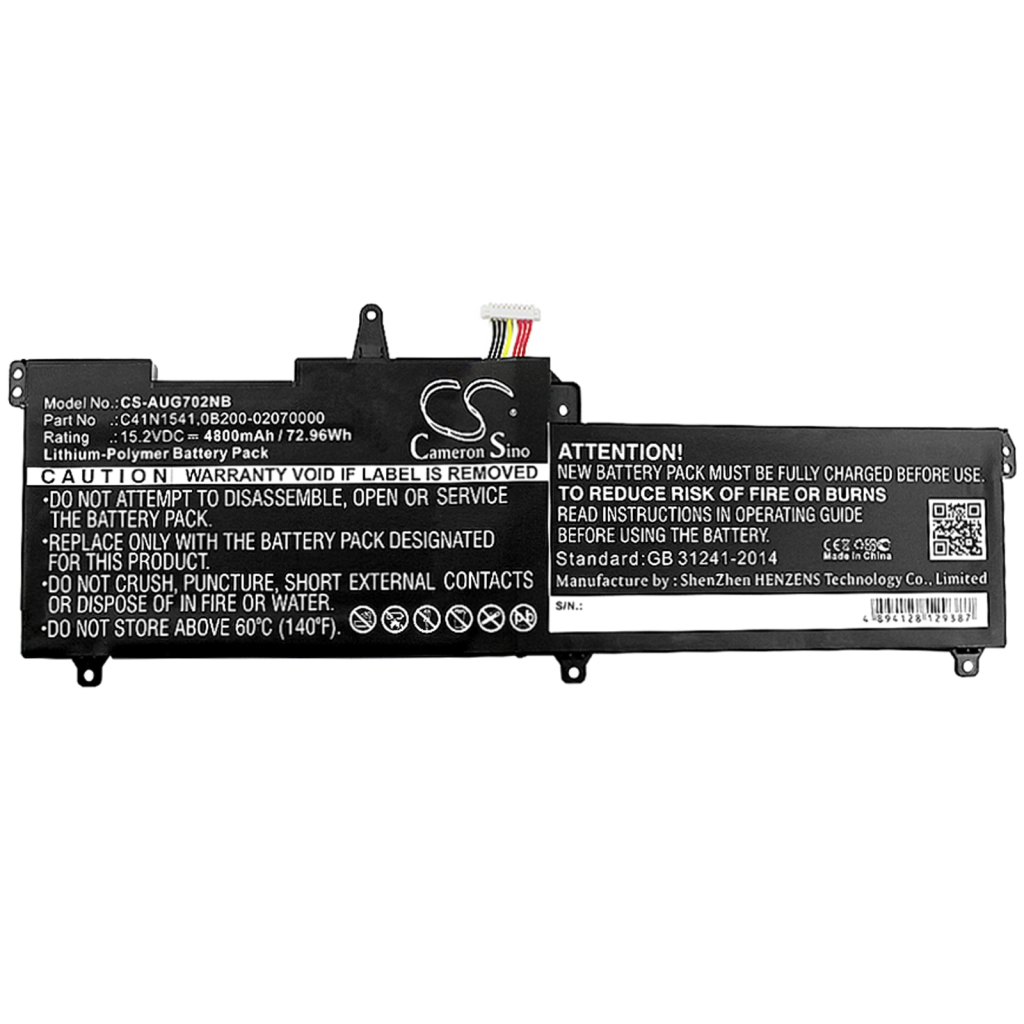Batteria notebook Asus GL702ZC-GC104T (CS-AUG702NB)