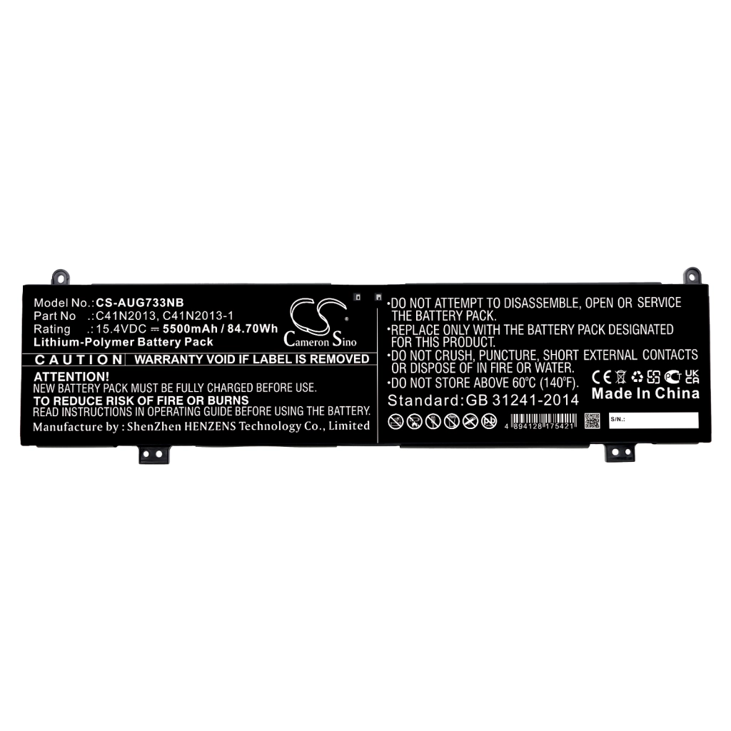 Batteria notebook Asus ROG Zephyrus G15 GA503QS-HQ004R (CS-AUG733NB)