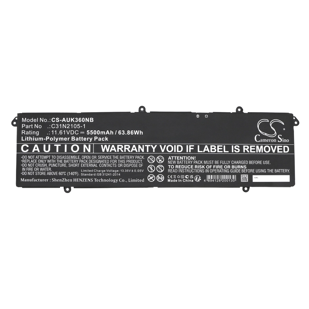 Batteria notebook Asus K6502VJ-OI91610BL0W (CS-AUK360NB)