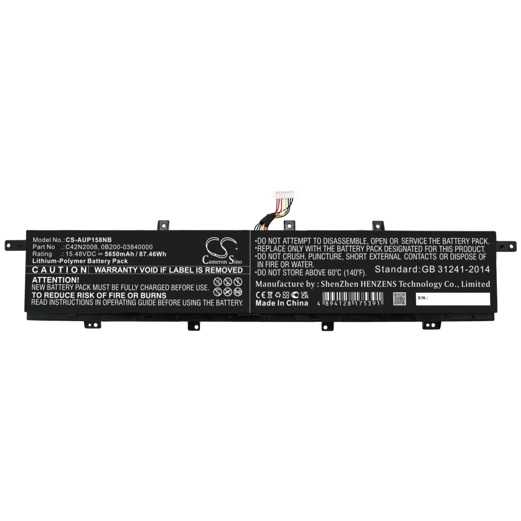 Batteria notebook Asus ZenBook Pro Duo 15 OLED UX582LR-H2013 (CS-AUP158NB)