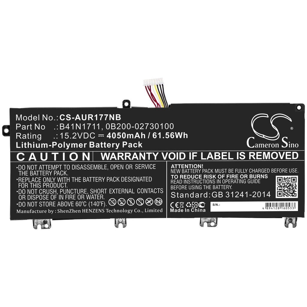 Batteria notebook Asus ROG Strix GL703GE-EE062T (CS-AUR177NB)