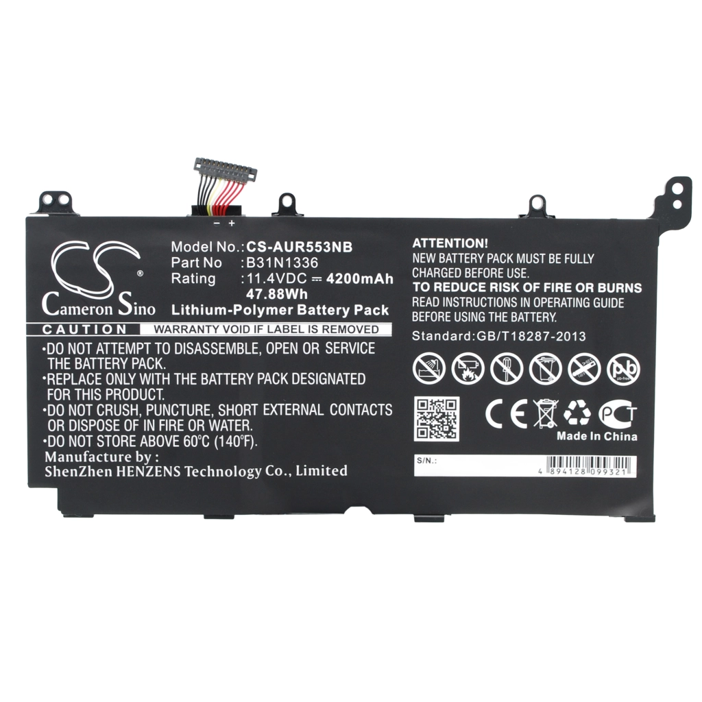 Batteria notebook Asus K551LB-XX225D (CS-AUR553NB)