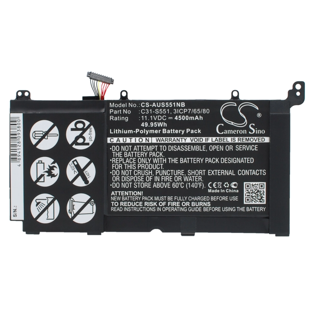 Batteria notebook Asus S551LB-CJ045H (CS-AUS551NB)