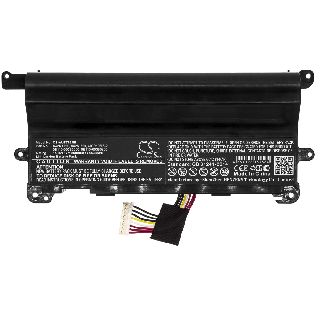 Batteria notebook Asus GFX72VL6700 (CS-AUT752NB)