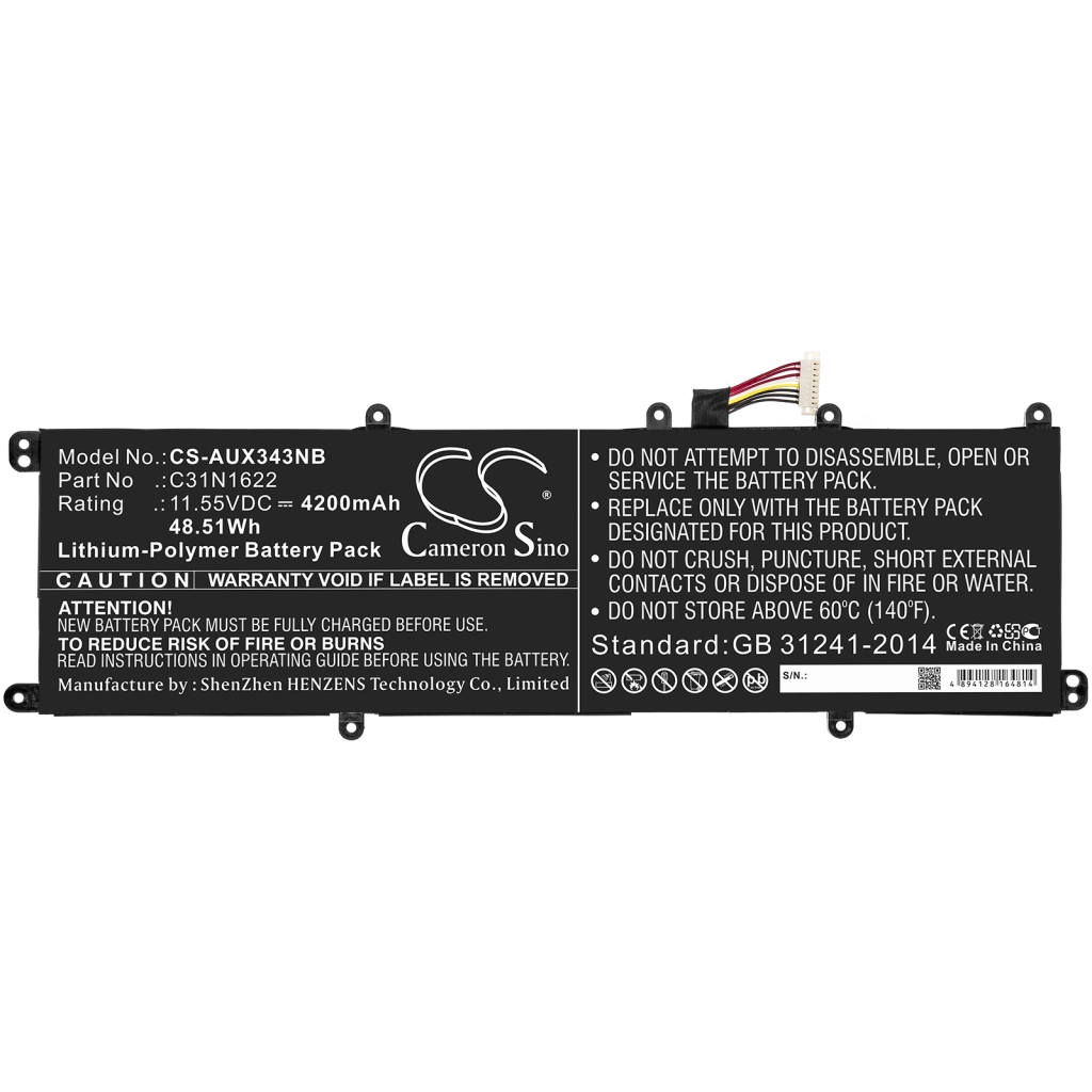 Batteria notebook Asus UX530UQ-2B (CS-AUX343NB)
