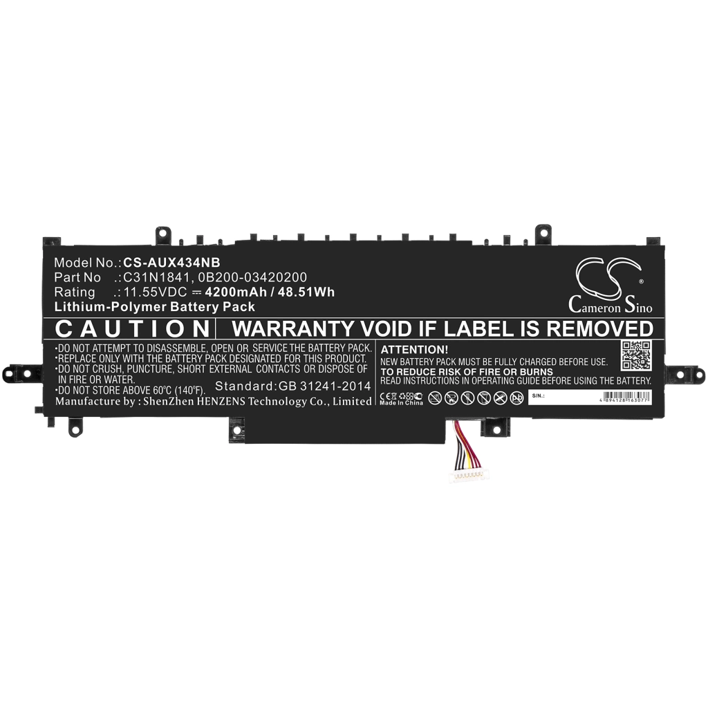 Batteria notebook Asus Zenbook 14 UX434FLC-A6513TS (CS-AUX434NB)