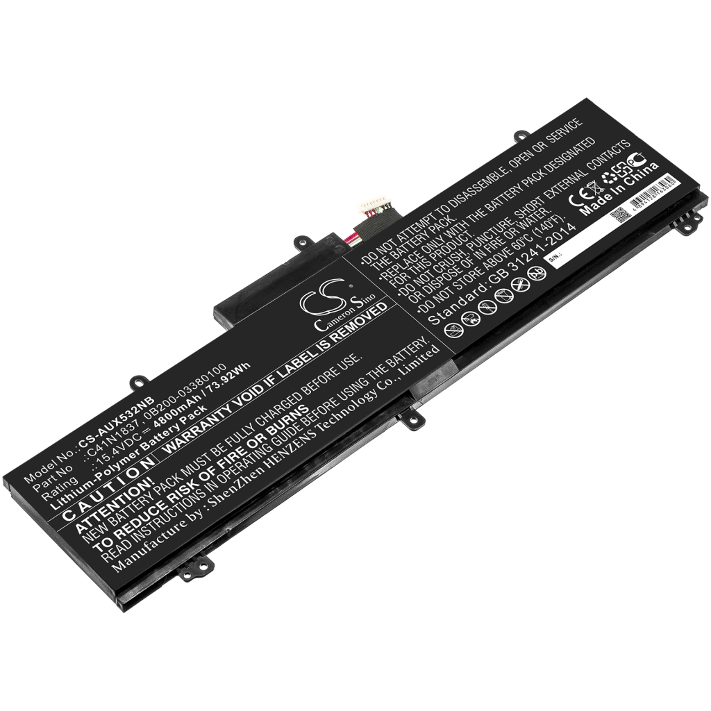 Batteria notebook Asus ROG Zephyrus GU502GU-ES003T (CS-AUX532NB)