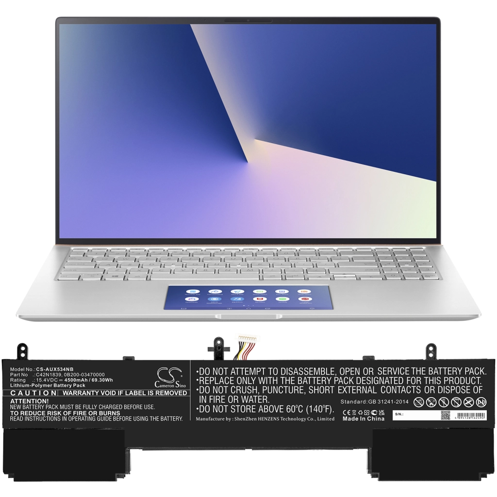 Batteria notebook Asus ZenBook 15 UX534FTC-A8184R (CS-AUX534NB)