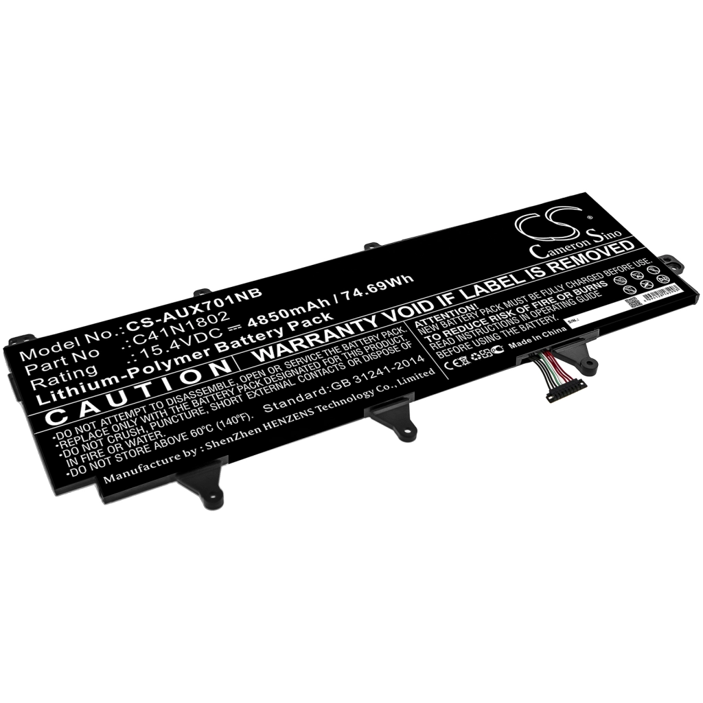 Batteria notebook Asus ROG Zephyrus S GX701GVR-EV012T (CS-AUX701NB)