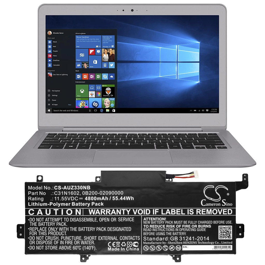 Batteria notebook Asus UX330UA-1A (CS-AUZ330NB)