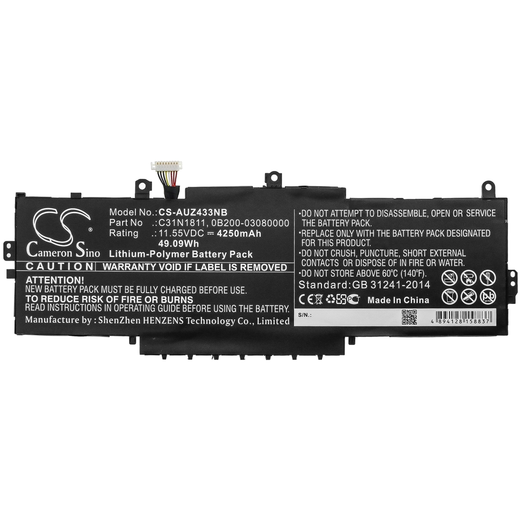 Batteria notebook Asus ZenBook 14 UX433FN-A5110R (CS-AUZ433NB)