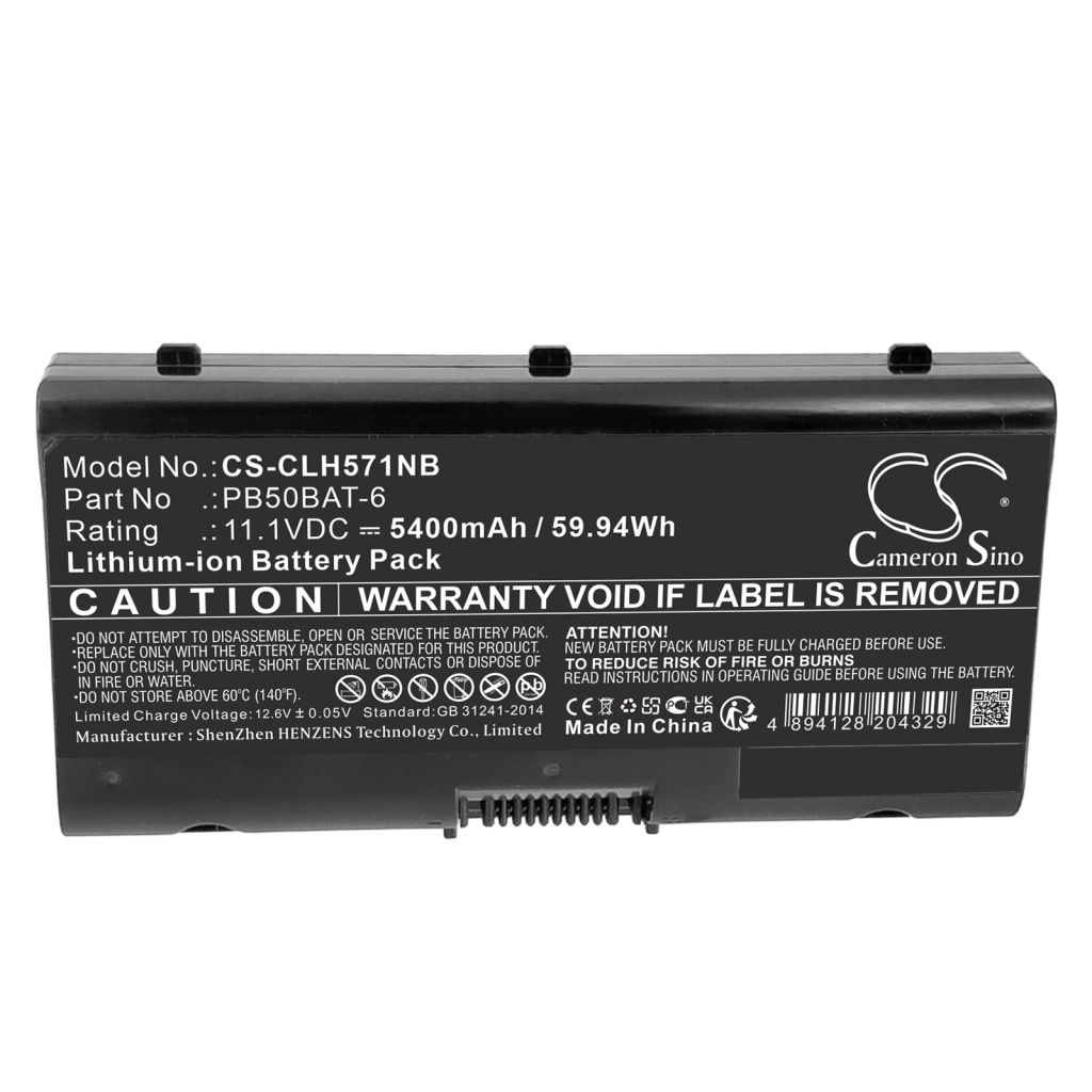 Batteria notebook CLEVO PB51DF2 (CS-CLH571NB)