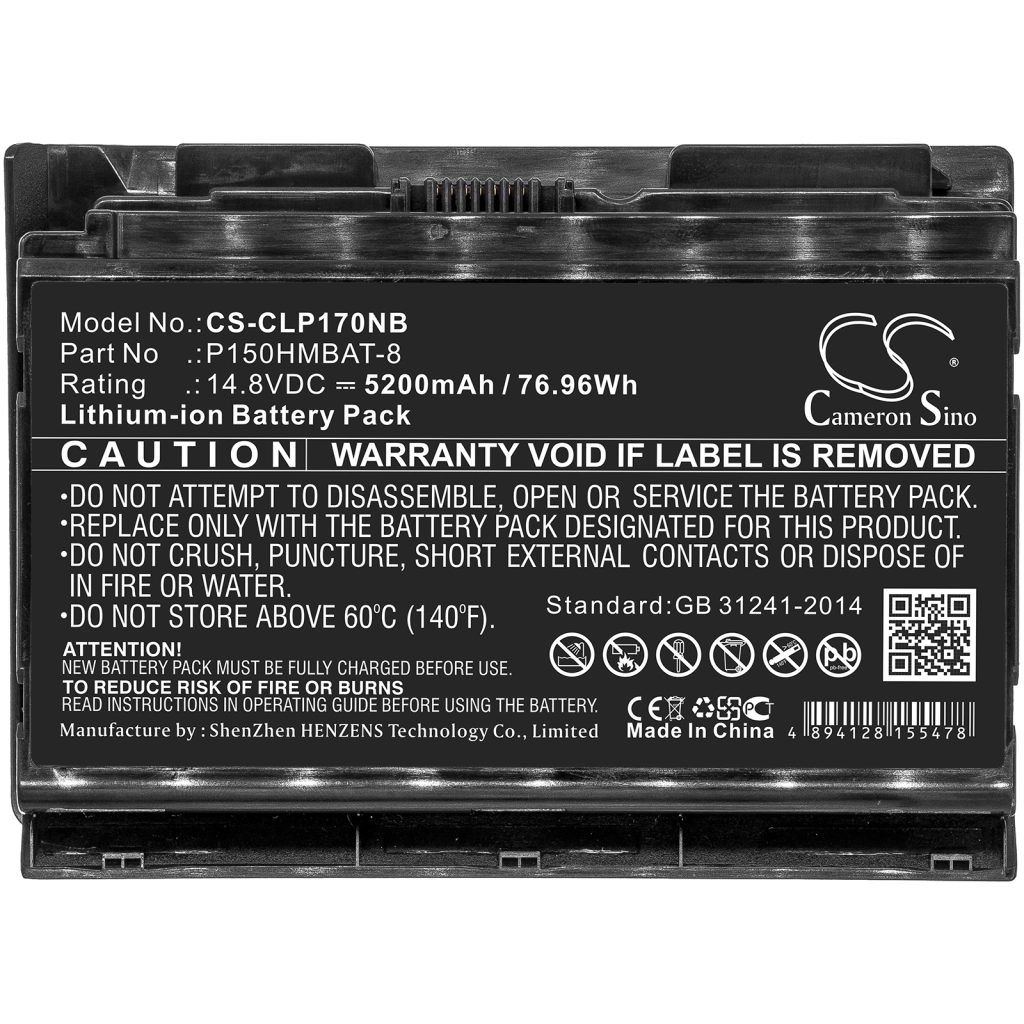 Batteria notebook Sager NP8170 (CS-CLP170NB)