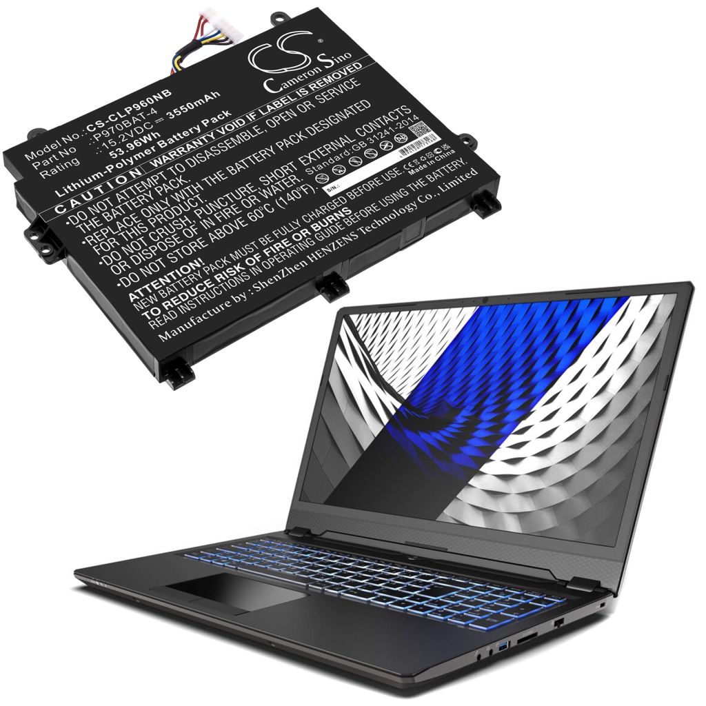 Batteria notebook Sager NP8961(P960ED) (CS-CLP960NB)