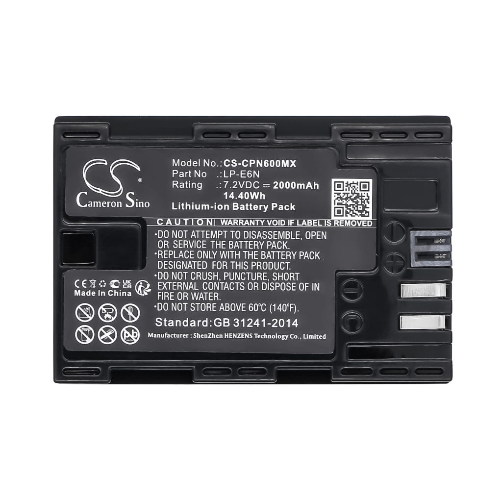 Batterie Sostituisce LP-E6NH