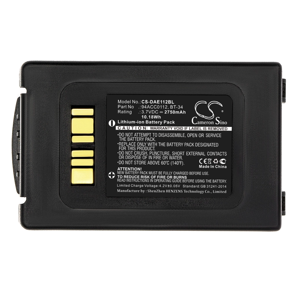 Codice a barre, batteria dello scanner Datalogic ELF