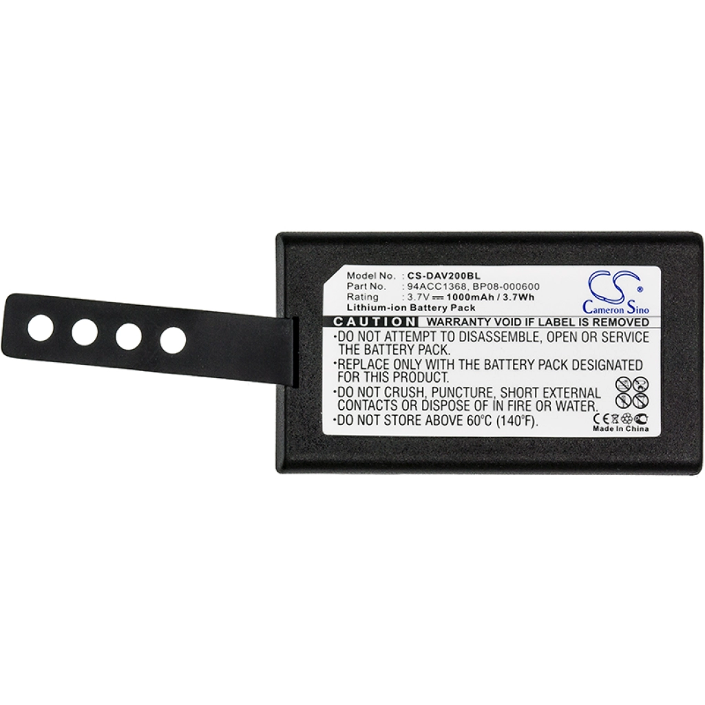 Codice a barre, batteria dello scanner Wasp DT10RF (CS-DAV200BL)