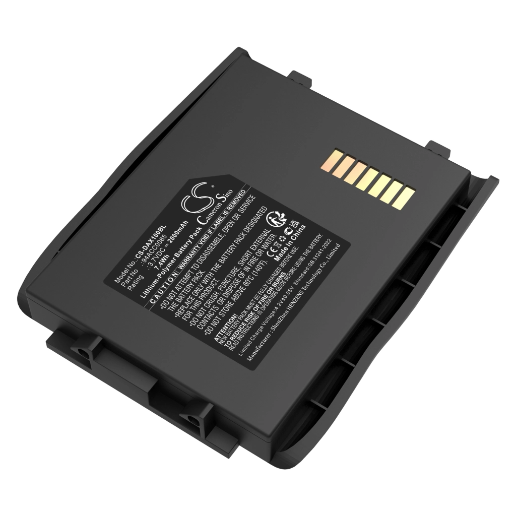 Codice a barre, batteria dello scanner Datalogic CS-DAX100BL